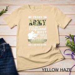 Womens Proud Army Girlfriend Most People T-Shirt Unisex T-shirt