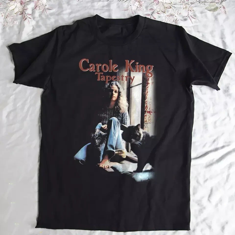 Carole King Tapestry Album Cotton Black S-5XL Unisex Shirt Q4589