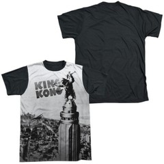 King Kong Breaking Loose Adult Halloween Costume T Shirt (Black Back), S-3XL