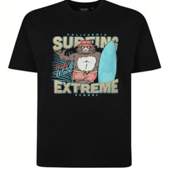 NEW IN ESPIONAGE NAVY SURF BEAR TEE SHIRT T395 2XL3XL 4XL5XL6XL7XL8XL