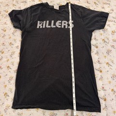 Vintage The Killers Graphic Tee Dots Logo Bay Island Sportswear 100% Cotton Band