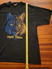 VINTAGE BIG CAT T SHIRT LOT x3 TIGER PANTHER MOUNTAIN OUTDOOR LIFE ANIMAL PLANET