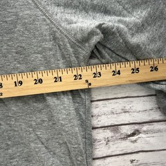 Faherty Henley Shirt Men’s XL Gray Heathered Cloud Cotton Casual Long Sleeve