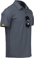 Mens Polo Shirts Short Sleeve Casual Quick Dry Team Tactical Combat Work Golf