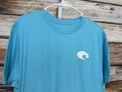 Costa Del Mar Mens Medium Blue Marlin Graphic T-Shirt Born On The Water New