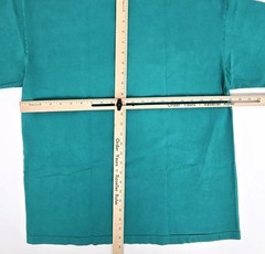 Vtg Levis Shirt Mens Lg Teal Button Your Fly 501 Graphic Tee 90s single stitch