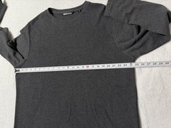 Travis Mathew Cloud Waffle Crew Shirt Sweatshirt Mens 3XL Charcoal Gray Pullover