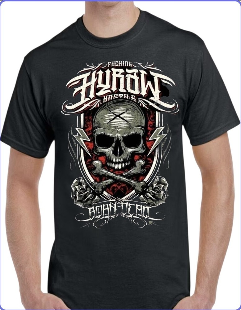 Tattoo Graphic Black Men’s T-Shirt Small To 3X-Large Style #17