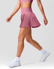 SANTINY Pleated Tennis Skirt for Women with Pockets Shorts Women’s High Waist…