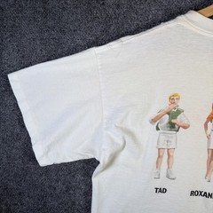 Vintage Nissan Shirt Mens Large White 90s Car Brand Promo Dolls Barbie Desantis