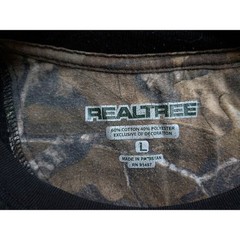Realtree Mens Thermal Waffle Knit Shirt L Casual Everyday Layer Outdoors Hunting