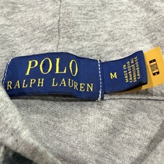 Polo Ralph Lauren Lightweight Hoodie Men’s Medium Gray Dapper Tweed Polo Bear