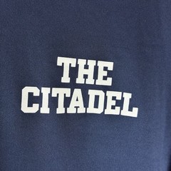The Citadel Navy Blue Tee A4 Brand Lightweight Stretch Polyester Size Large