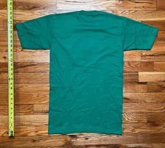 VTG Dominican Republic T Shirt Embroidered Dolphins Souvenir Mens Size S – Green