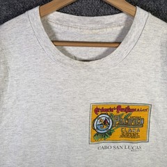 Vintage Pacifico Shirt Mens XL Gray 90s Beer Mexico Funny Cerveza Alcohol
