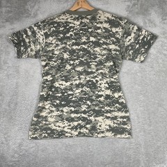 Tee Swing Digital Camo Shirt Mens Large Green ACU Military Tactical Made in USA