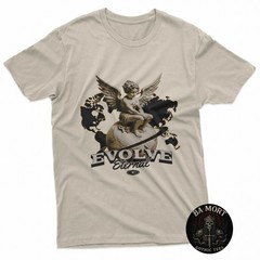 Vintage Evolve Eternal World Graphic Streetwear T-Shirt