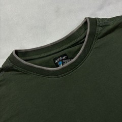 Kuhl Kommando Crew Shirt Men’s Medium Green Long Sleeve Wildfibre Organic Cotton