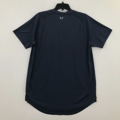 ASRV Shirt Mens Large L Navy Blue Aerosilver DSG-0660 Crew Short Sleeve Tee Men