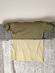 Space Force T Shirt Mens Large L Grunt Style Born To Kill Military Olive Green