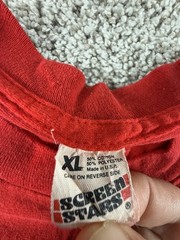Vintage 80s Screen Stars Chicago Bulls Red XL Men’s Streetwear Single Stitch