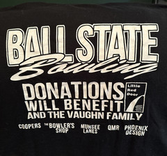 Ball State Bowling Sponsored Support the Cure Event Promo Charity Shirt 3xl
