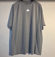 NWOTS ADIDAS Gray Climate Tee Shirt Crew Neck Gym Athletic Dri-Fit Size 2XL