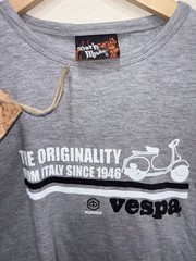 Vespa Piaggio T Shirt Grey Dark Muse XL New With Tags Fits Smaller
