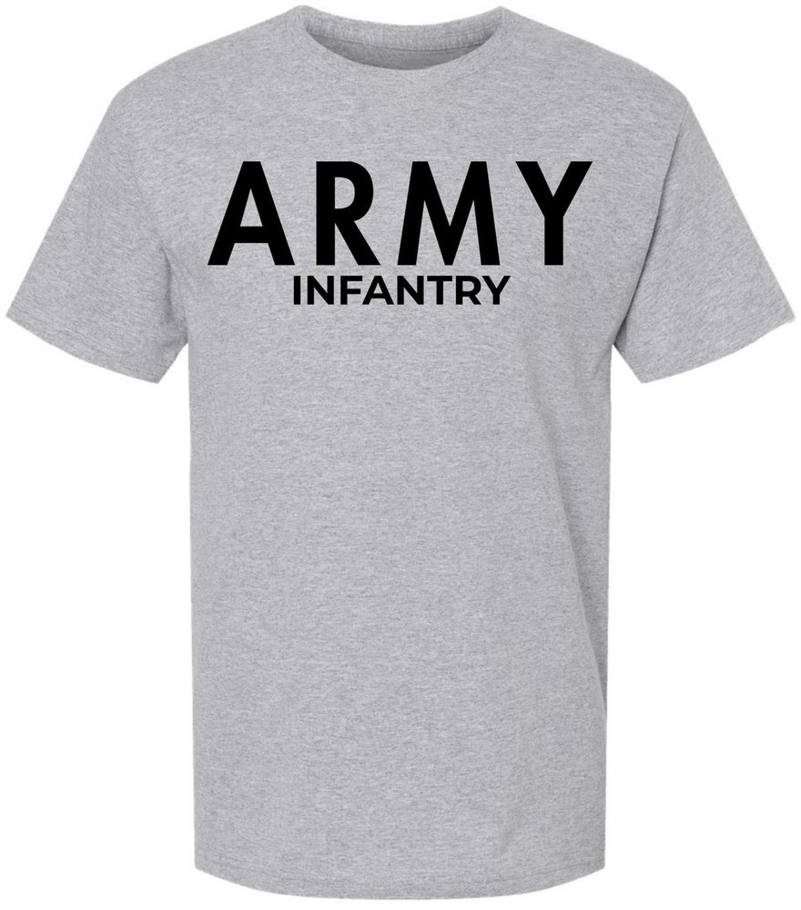 Army Infantry Physical Training T-Shirt U.S. Military Supply PT Running Tee