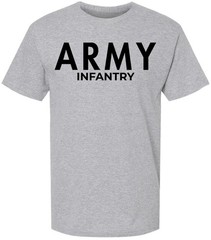 Army Infantry Physical Training T-Shirt U.S. Military Supply PT Running Tee