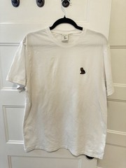 OVO Drake T shirt Owl Logo White Cotton Mens Size L October’s Very Own