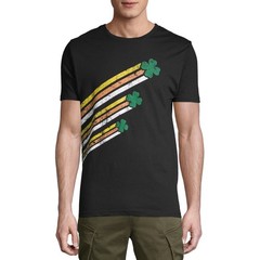 Way To Celebrate Men’s St Patrick’s Day ” Racing Slant” Black Tee Size L (42-44)