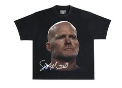 SHNOW Coach McDermott Oversized Heavyweight Face Tee Black Medium