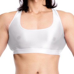 Sexy Mens Fitness Sport Vests Oil Shiny Smooth Crop Tops Solid Color Undershirts