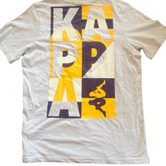Kappa Authentic Molongio T-Shirt – Grey Silver/Violet Bloom/Yello ‘Men’s’ S-NWT