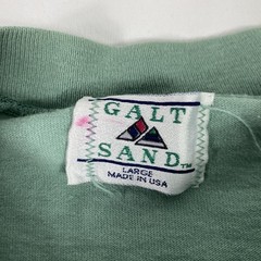 Vintage Galt Sand Shirt Mens Large Green Athletic Dept Graphic Tee USA Made 90s