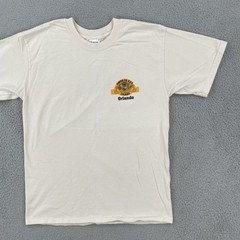 Vintage Gildan L Ivory White T Shirt Smokin Ass Cigars Orlando Fine Leaf Tobacco