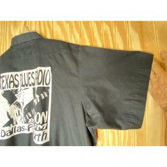 Vtg Texas Blues Ra2dio KNON 89.3 Dallas-Ft. Worth Dickies Work Shirt Sz Men’s 2X
