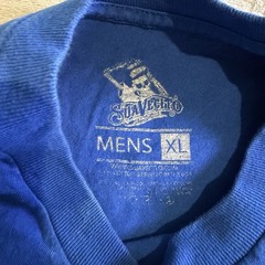 Men’s Blue Suavecito Short Sleeve T-Shirt, SBaseball Size XL