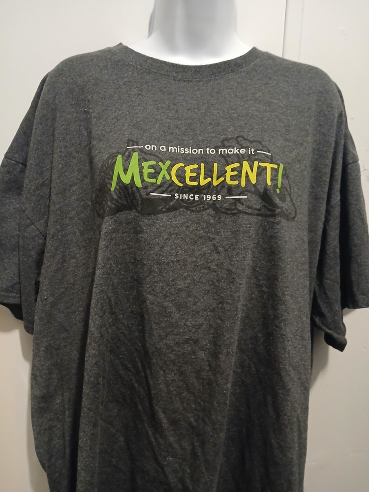 Taco John’s On A Mission To Make It Mexcellent ! T Shirt Size 2XL