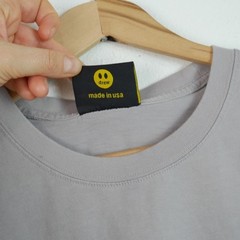 Drew House Medium T Shirt Embroidered Logo Justin Bieber Grey Streetwear Minimal