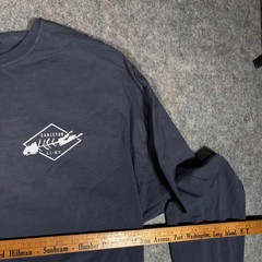 ComfortWash Long Island South Shore Fishing Carleton NY Shirt Mens 2XL Blue