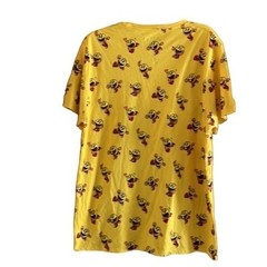 PAC-MAN All Over Graphic Tee Shirt Mens XL Yellow C-Life Group Gamer Streetwear