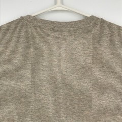 Jachs Shirt Mens XL Extra Large Long Sleeve Thermal Waffle Casual Sleep Brown