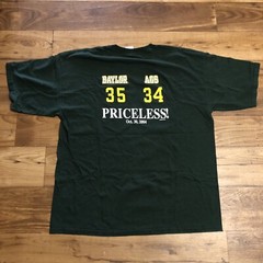 Baylor Bears Whoopin The Ags Priceless Aggies 2004 T Shirt Mens Size XL Green