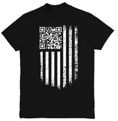 Funny Trump Inspired President Dance QR Code Custom T-Shirt Unisex Size S-3XL