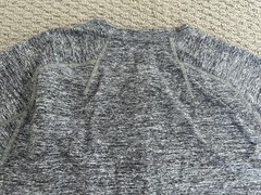 Lululemon Surge Long Sleeve Henley Space Dye Camo Black Dark Slate Size Small
