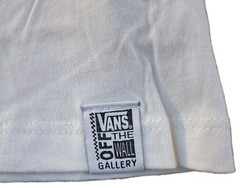 Vans New Mens White OTW Gallery Will Graphic Print Short Sleeve Shirt Size XL