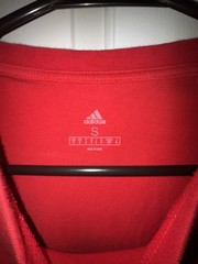 Adidas Arsenal FC Red Logo Graphic Short Sleeve T-Shirt