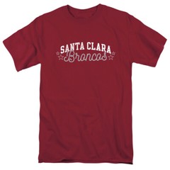 Santa Clara University Adult T-Shirt Broncos, Garnet, S-3XL